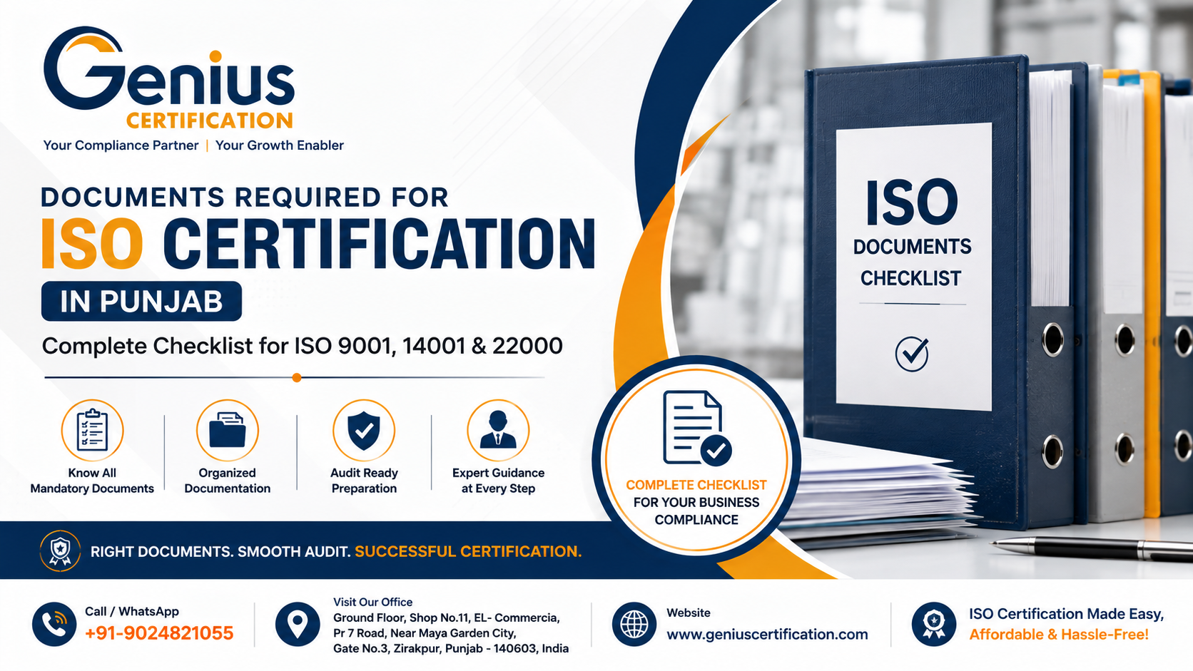 Documents Required for ISO Certification in Punjab